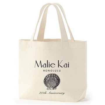 Malie Kai トートバック（Sサイズ）　ホワイト Niihau(ニイハウ)　20th anniversary model