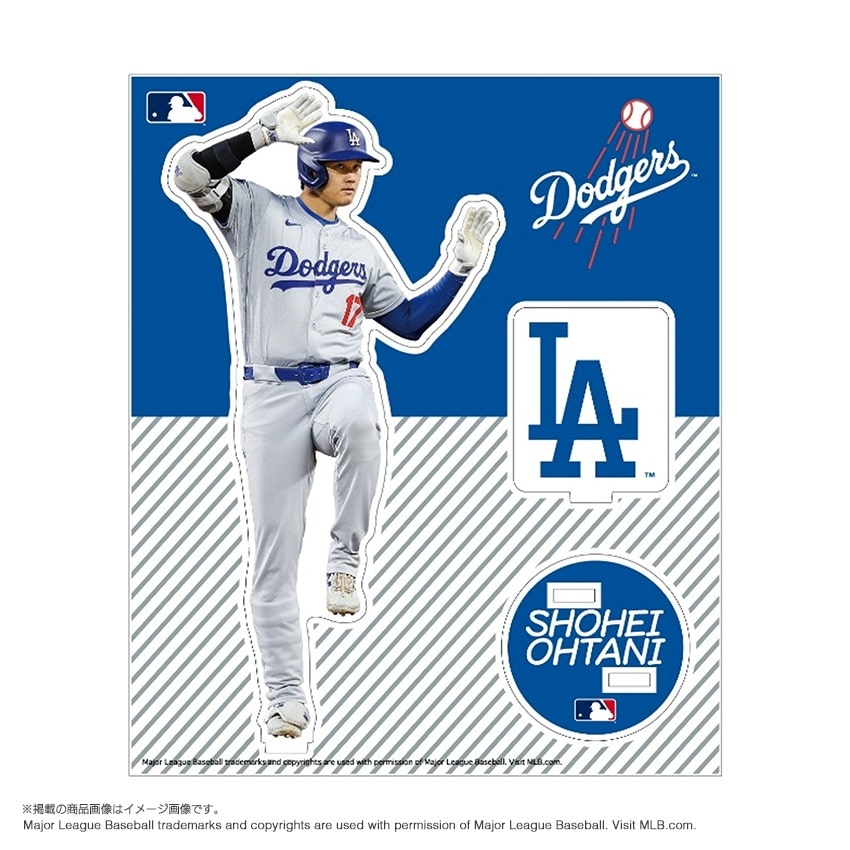 クリアファイル付き　大谷翔平 アクリルスタンド　エンゼルス　ドジャース MLB公式】大谷翔平 アクリルスタンド D｜ドジャース｜羽田空港公式通販