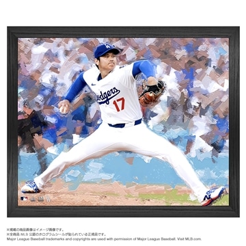 ドジャース 大谷翔平 キャンバスフォトフレーム（投手）