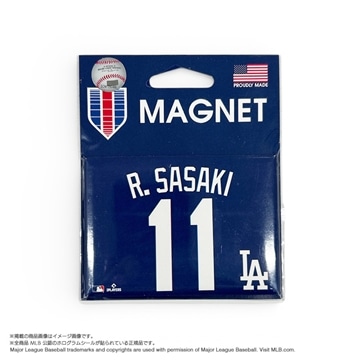 25 ドジャース 佐々木朗希 マグネット（ロゴ）