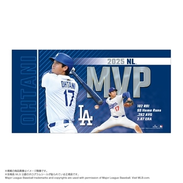 MLB公式】25 ドジャーズ 大谷翔平 MVP ロッカールームタオル