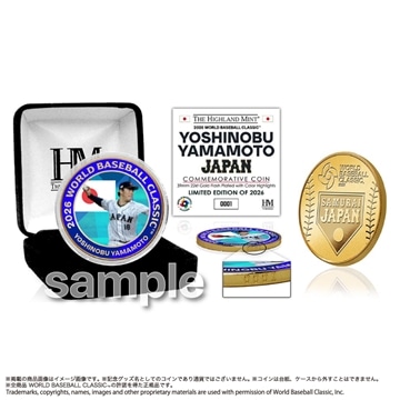【先行予約商品】2026 World Baseball Classic 山本由伸 ゴールドコイン