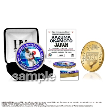 【先行予約商品】2026 World Baseball Classic 岡本和真 ゴールドコイン