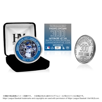 【予約販売商品】ドジャース 大谷翔平 MLB 通算300本塁打達成記念 純銀コイン