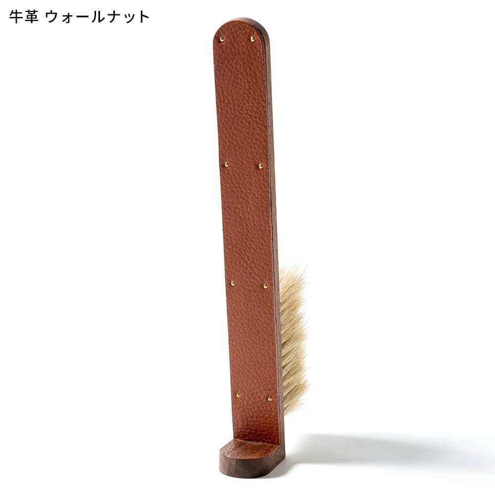 牛革×茶×ウォールナット