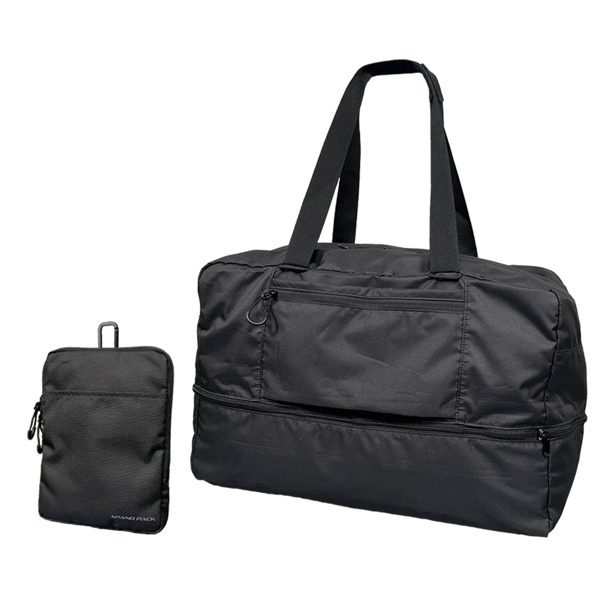 ビッグボストンバッグ(ショルダーテープ付き) 黒 ブラック