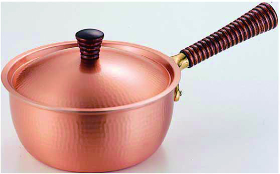 新光金属　銅楽まごころ伝心 片手鍋18㎝