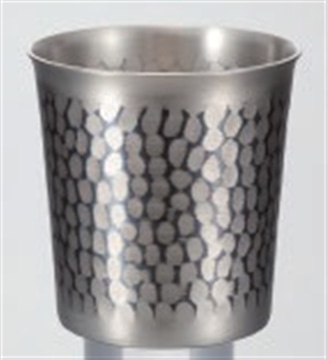 新光金属　純銅錫被仕上げ 鎚目ぐい呑み100ml