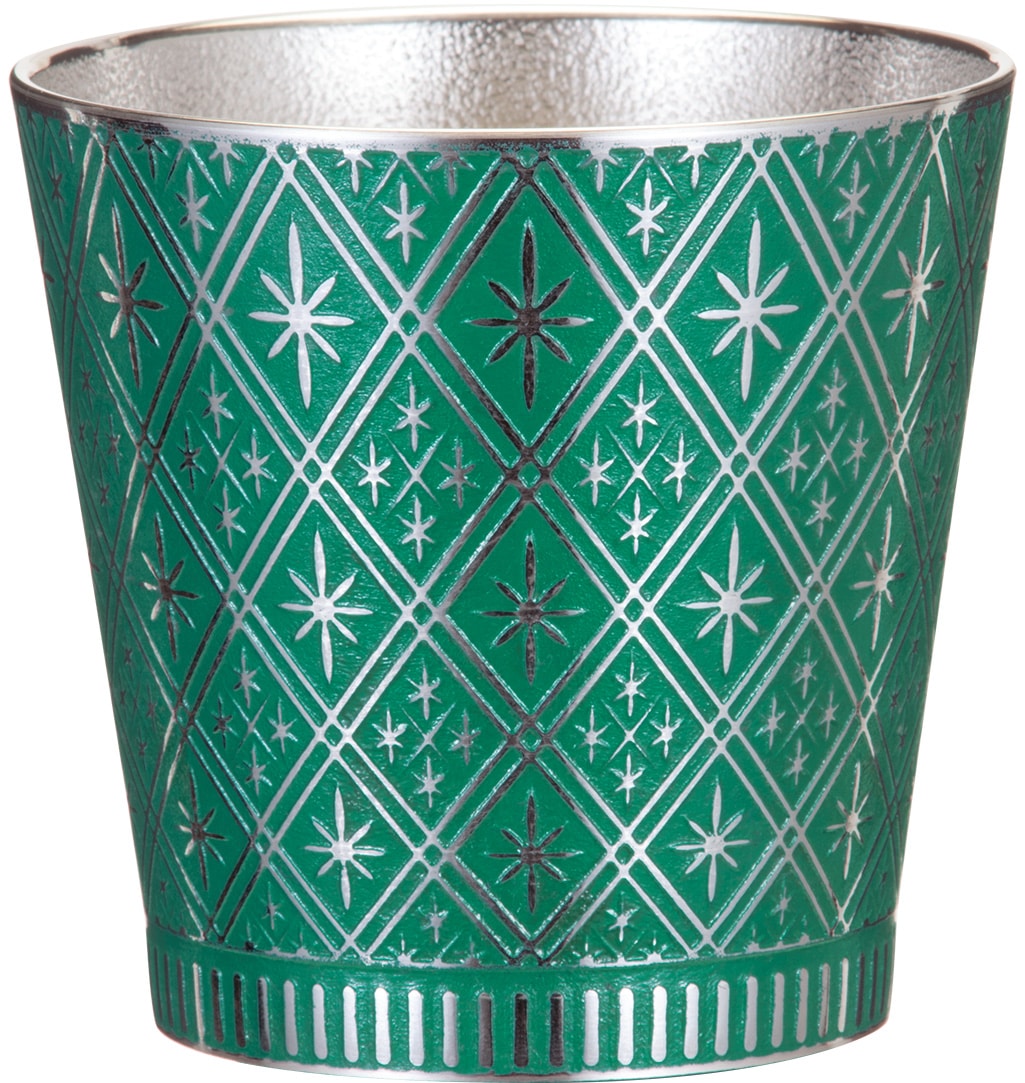 大阪錫器 タンブラー　群星　緑