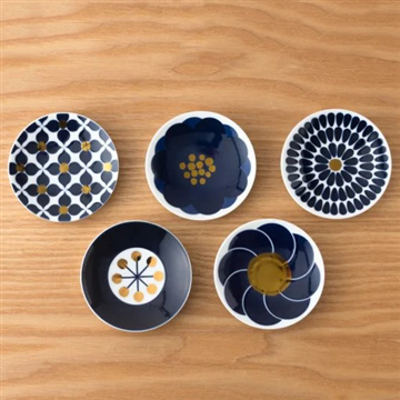 Botanical豆皿5枚ｾｯﾄ