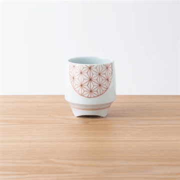 香酒盃L 赤い麻の葉