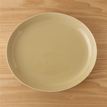 Colorta 楕円皿(大) ﾍﾞｰｼﾞｭ