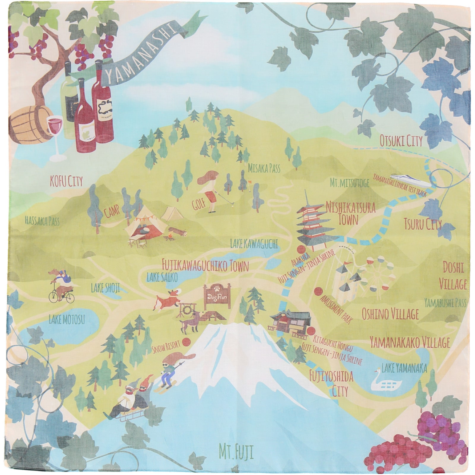 川辺　47 ﾊﾝｶﾁ ﾔﾏﾅｼ ﾌｼﾞｺﾞｺ