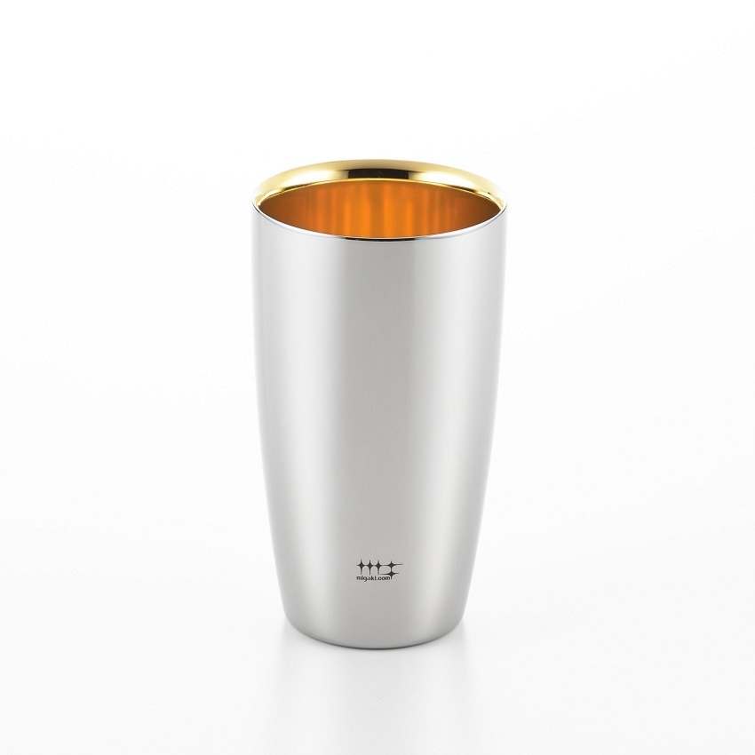 磨き屋シンジケート　２重ダイヤタンブラー(内面金メッキ仕上)
