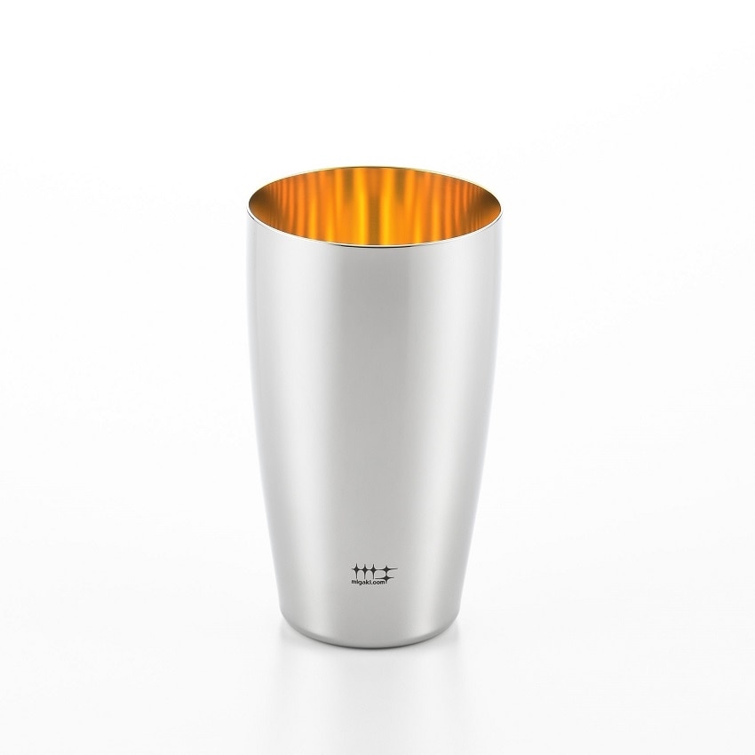 磨き屋シンジケート　ビアタンブラー(内面金メッキ仕上)