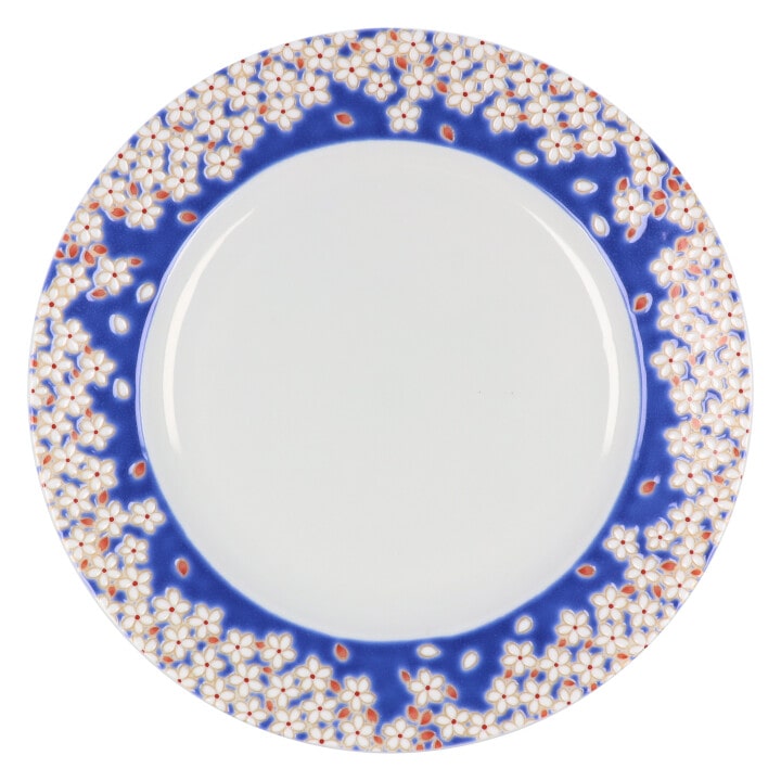 九谷焼 青郊窯　KUTANI DESSERT PLATE 桜