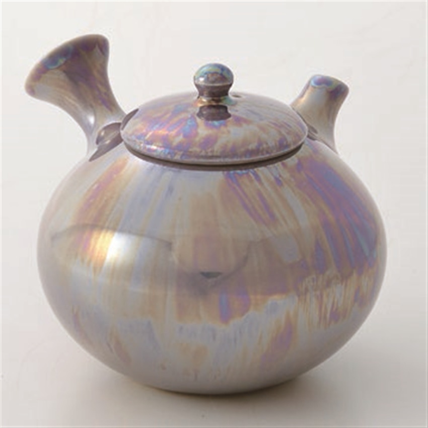 常滑焼 豊　艶急須紫水晶