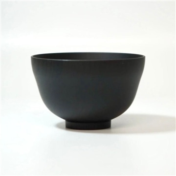かたち 汁椀（くぼみ型/Black）