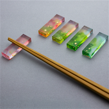 toumei あわいろ はしおき 桜 5個セット「初桜」