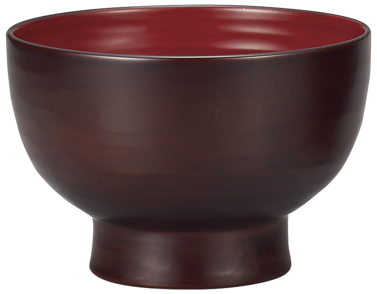 弥生大椀（溜内朱）