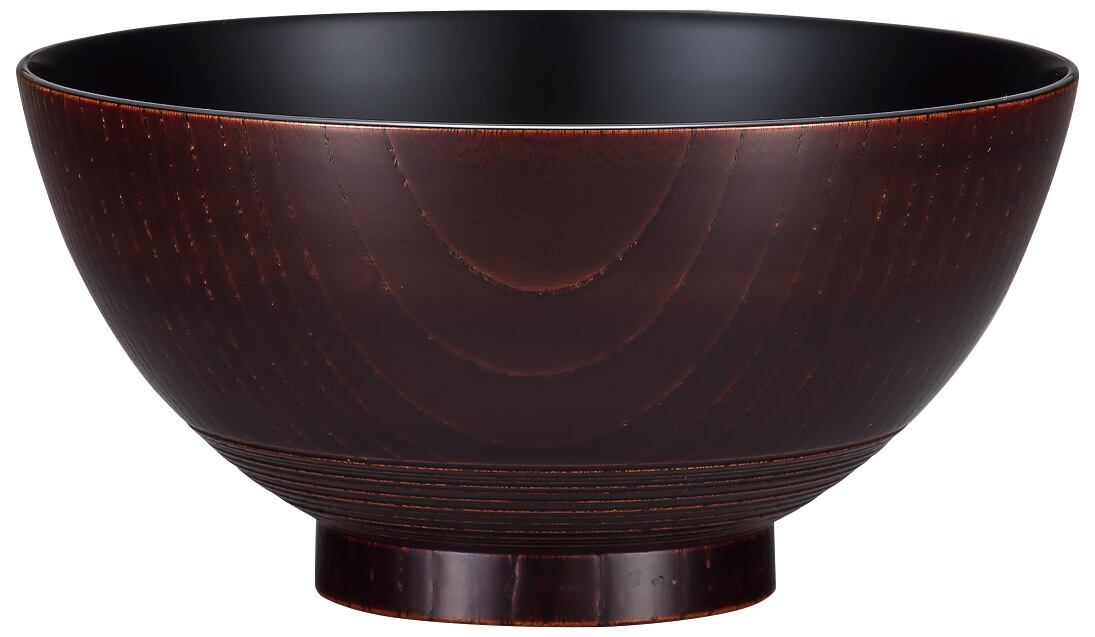 欅 麺椀（溜内黒塗）