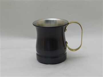 新光金属　純銅 黒銅仕上げ マグカップ 16oz