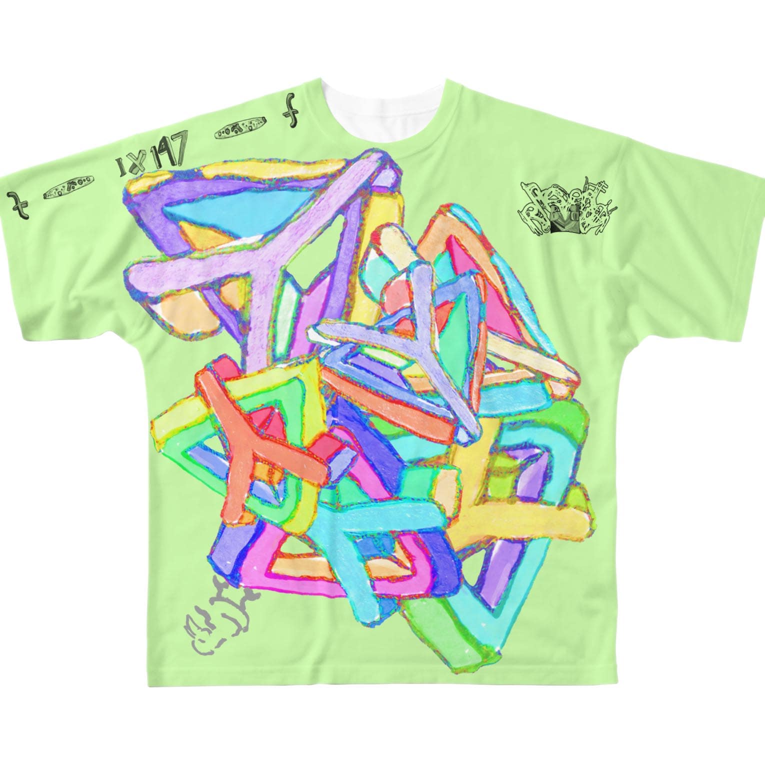 湘南PREVO　#362 TASUKI HONEYTｼｬﾂ 抹茶ｸﾞﾚｰ