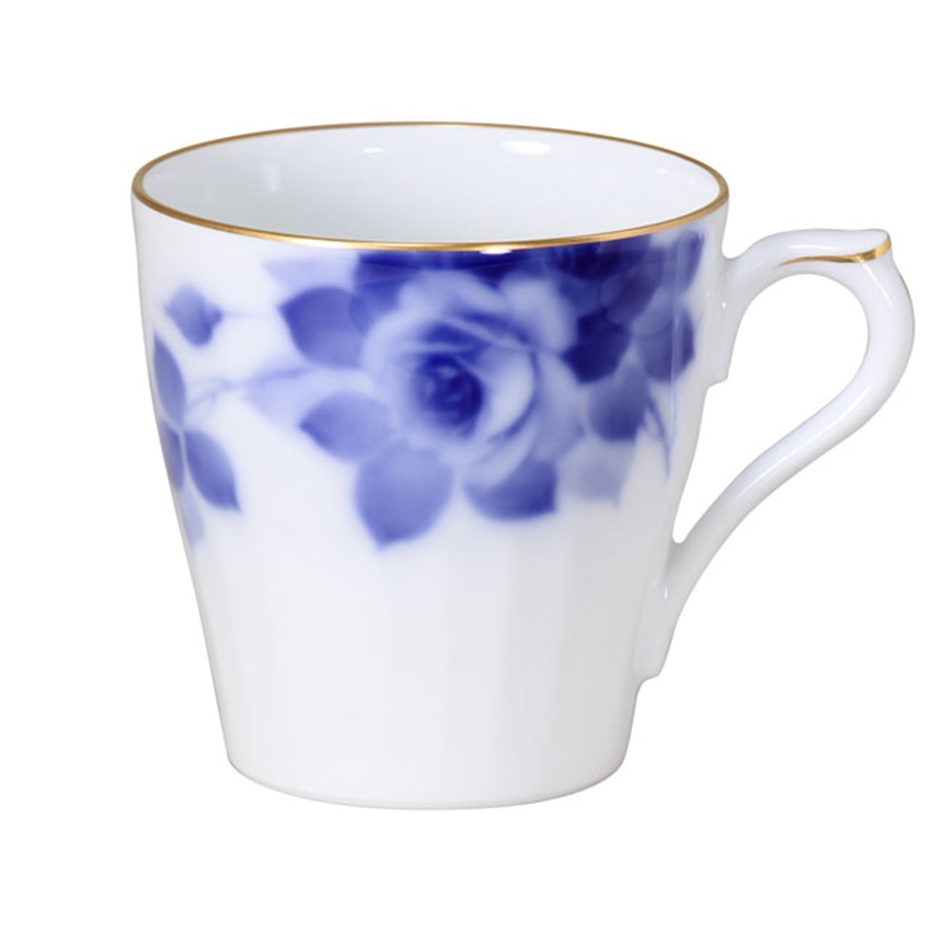 大倉陶園　ブルーローズ　マグ