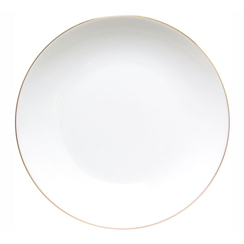 大倉陶園　ゴールドラインクープシェープ　19㎝デザート皿