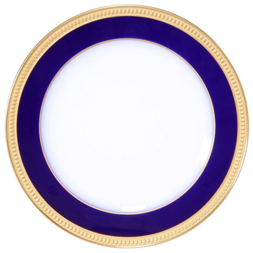 大倉陶園　ロイヤルブルークラウン　20㎝デザート皿