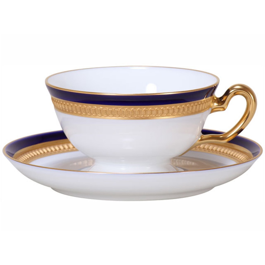 大倉陶園　ロイヤルブルークラウン　ティー･コーヒー碗皿