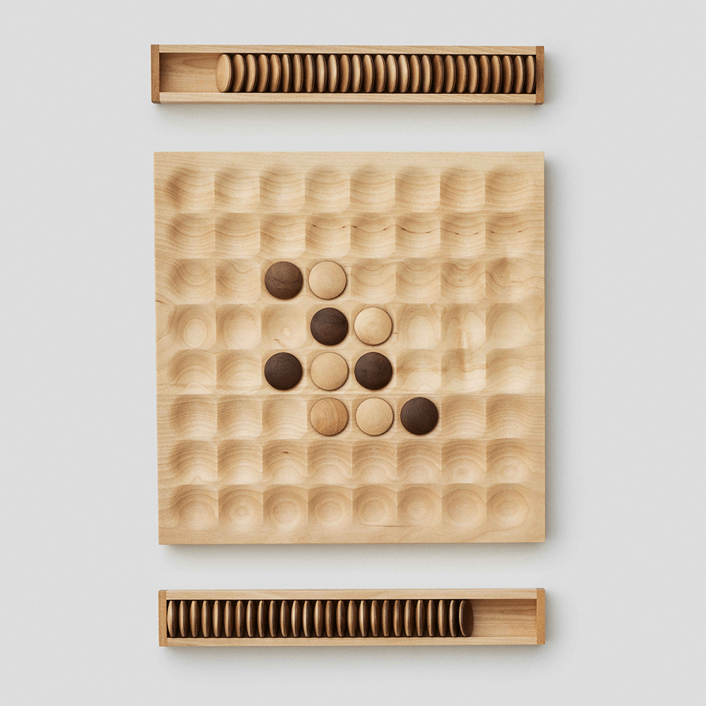 ササキ工芸　Wooden reversi