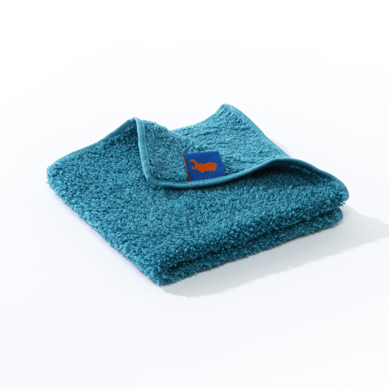 ヒポポタマス　BCブレンド タオルハンカチ カリビアンブルー