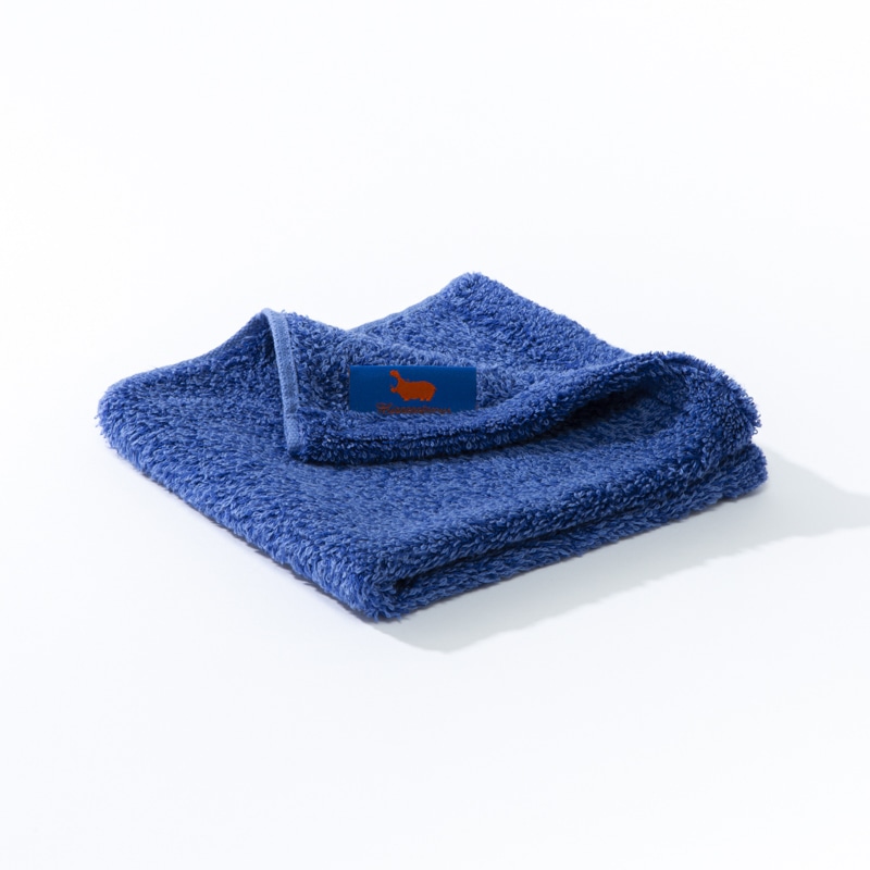 ヒポポタマス　BCブレンド ウォッシュタオル ブルー