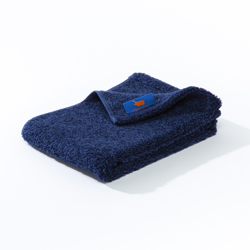 ヒポポタマス　BCブレンド フェイスタオル ネイビー