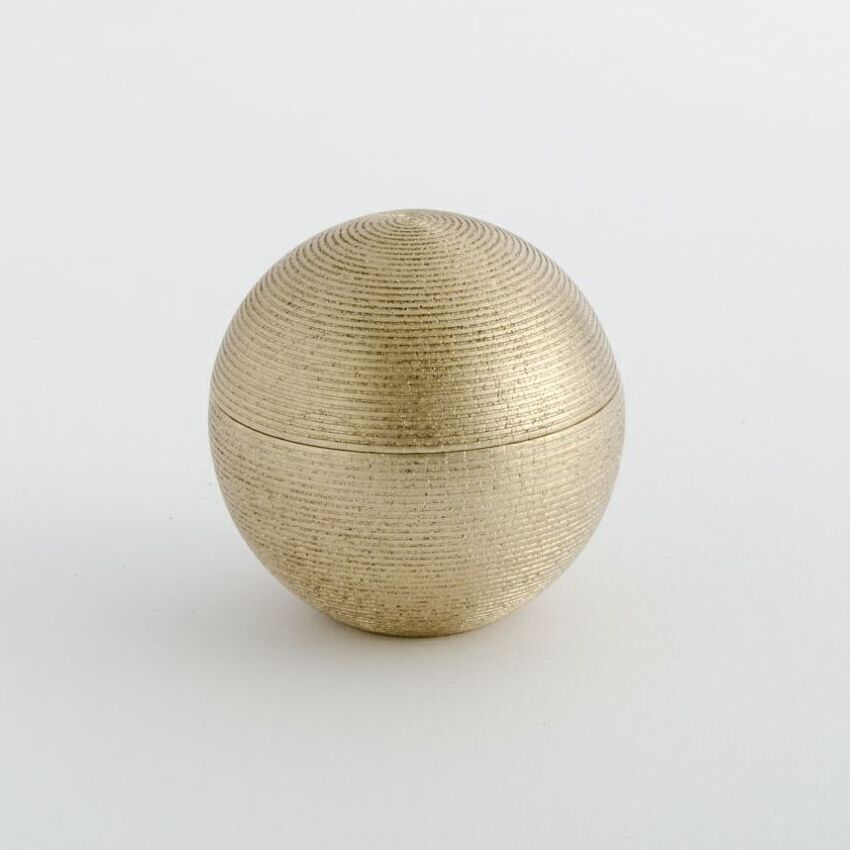 箔座　千筋まり型小物入れ 小　久遠色