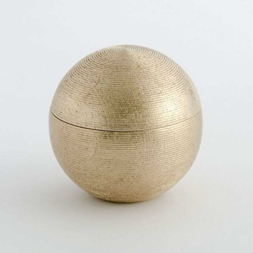 箔座　千筋まり型小物入れ 大　久遠色