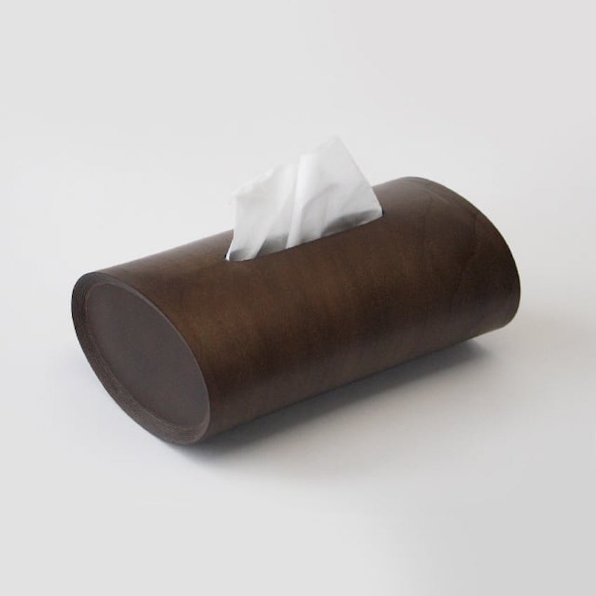 BUNACO　Tissue Box SWING ﾀﾞｰｸﾌﾞﾗｳﾝ