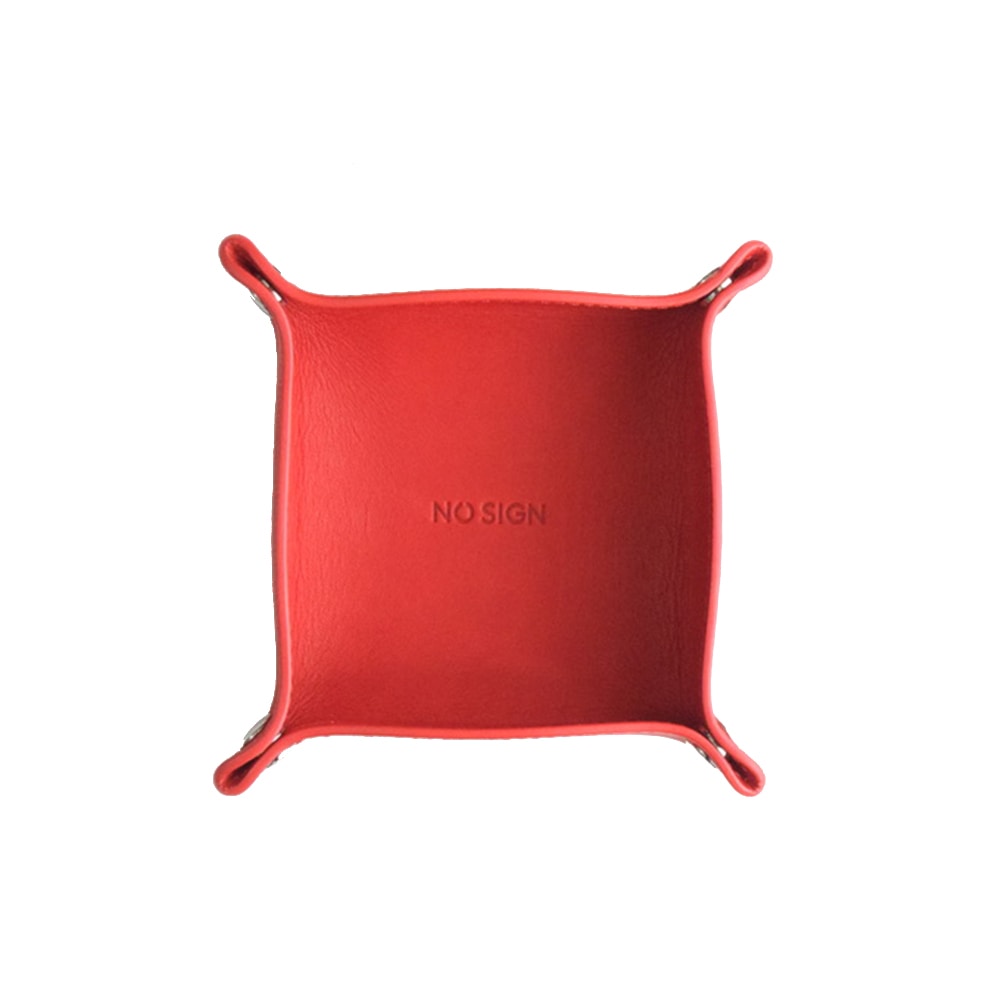 NO SIGN 和牛レザートレー Small Red