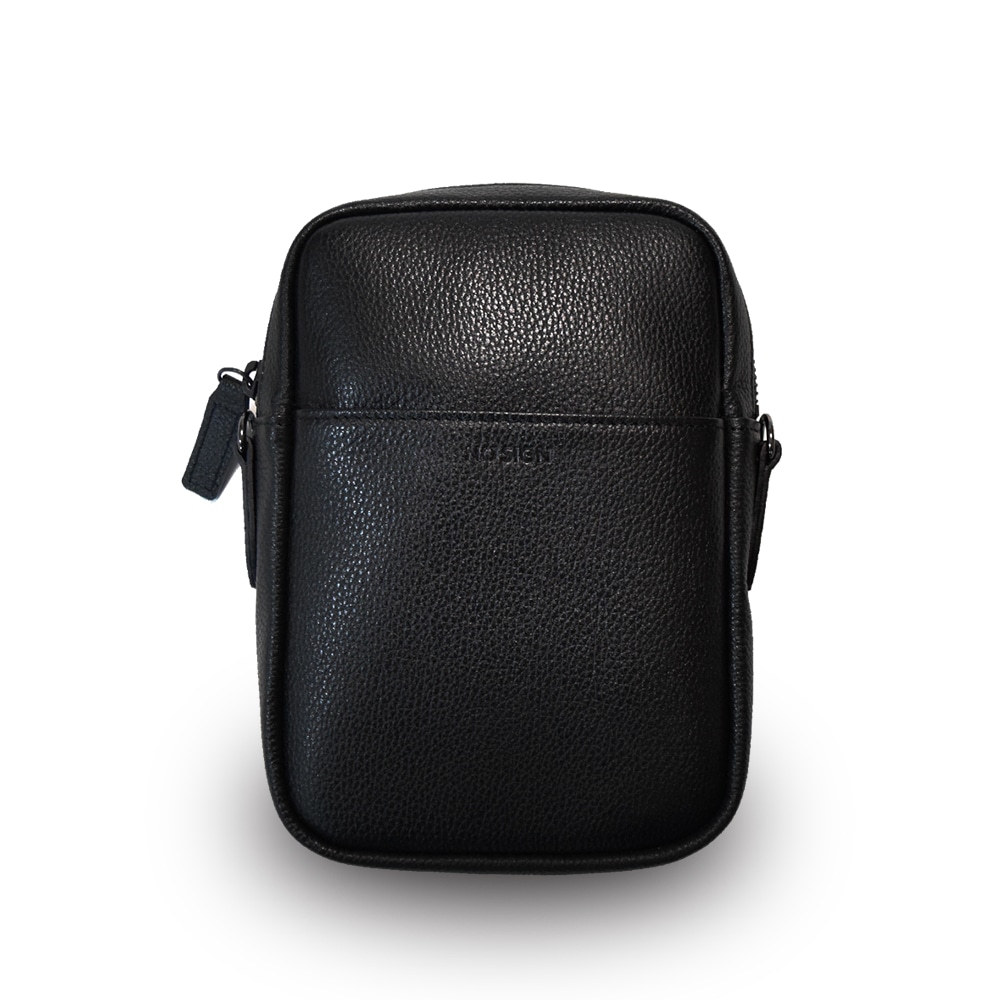 NO SIGN 和牛レザー エンボス クロスボディバッグ