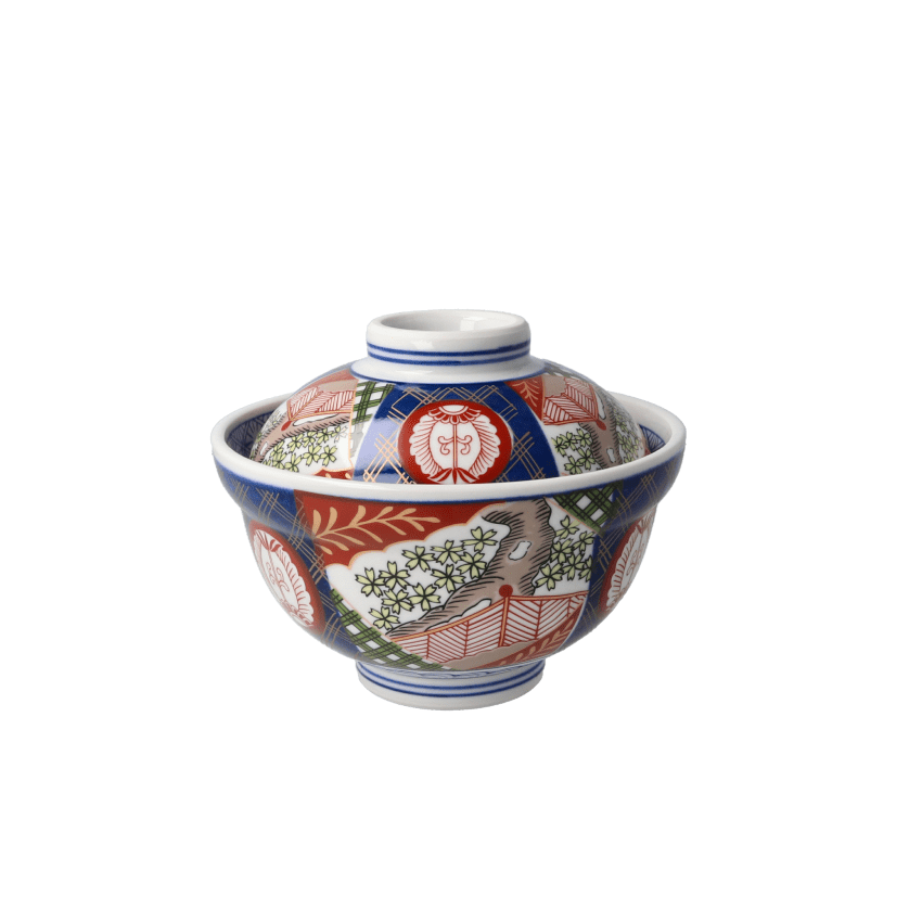 蓋付きどんぶりM　錦小桜