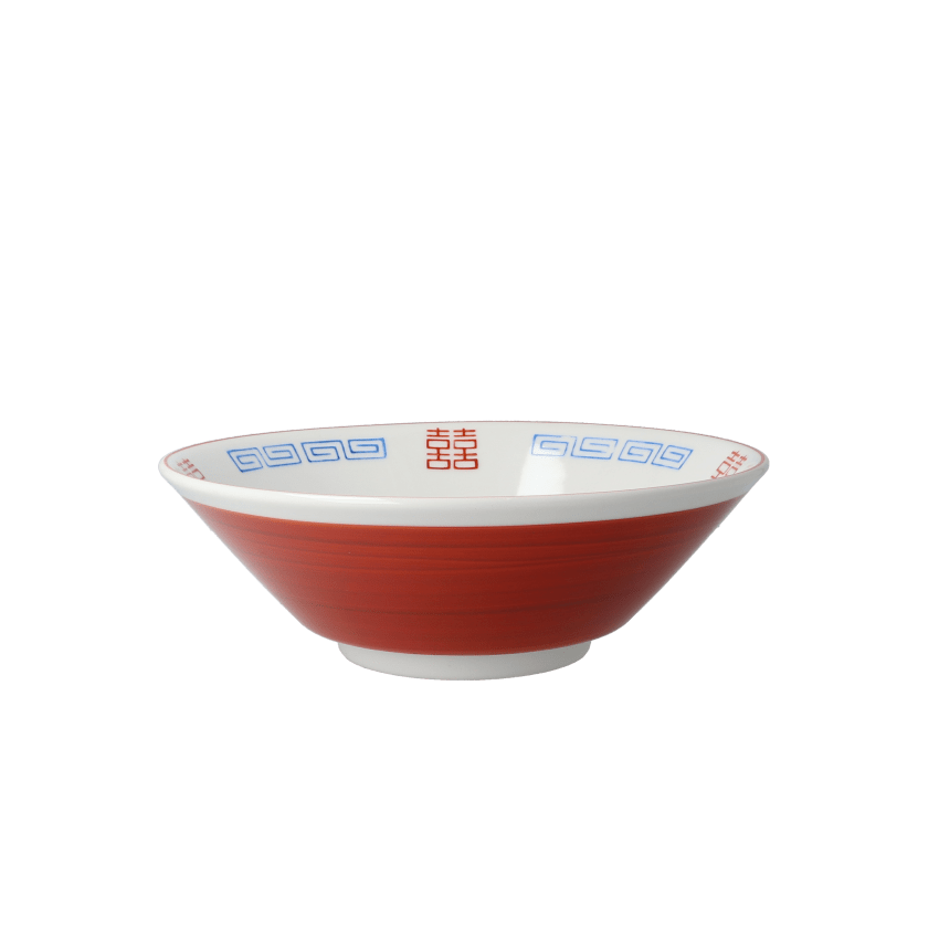 ラーメンどんぶり　赤巻6.3丼