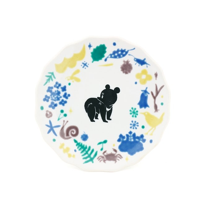 YU by KUTANI SEAL花型皿 あめ　1個入