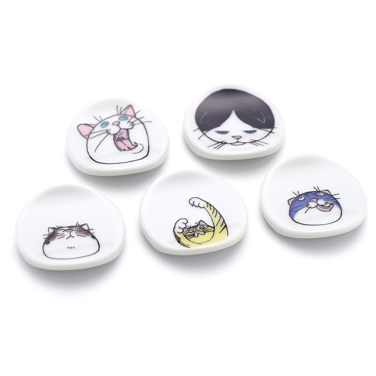 KUTANI SEAL箸置セット ネコジェラシーA　5個1組