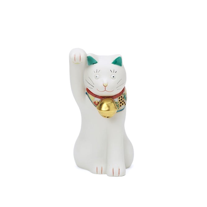 上出長右衛門窯 ちょうえもん招猫　鈴鳴り　果物　右手　1体入