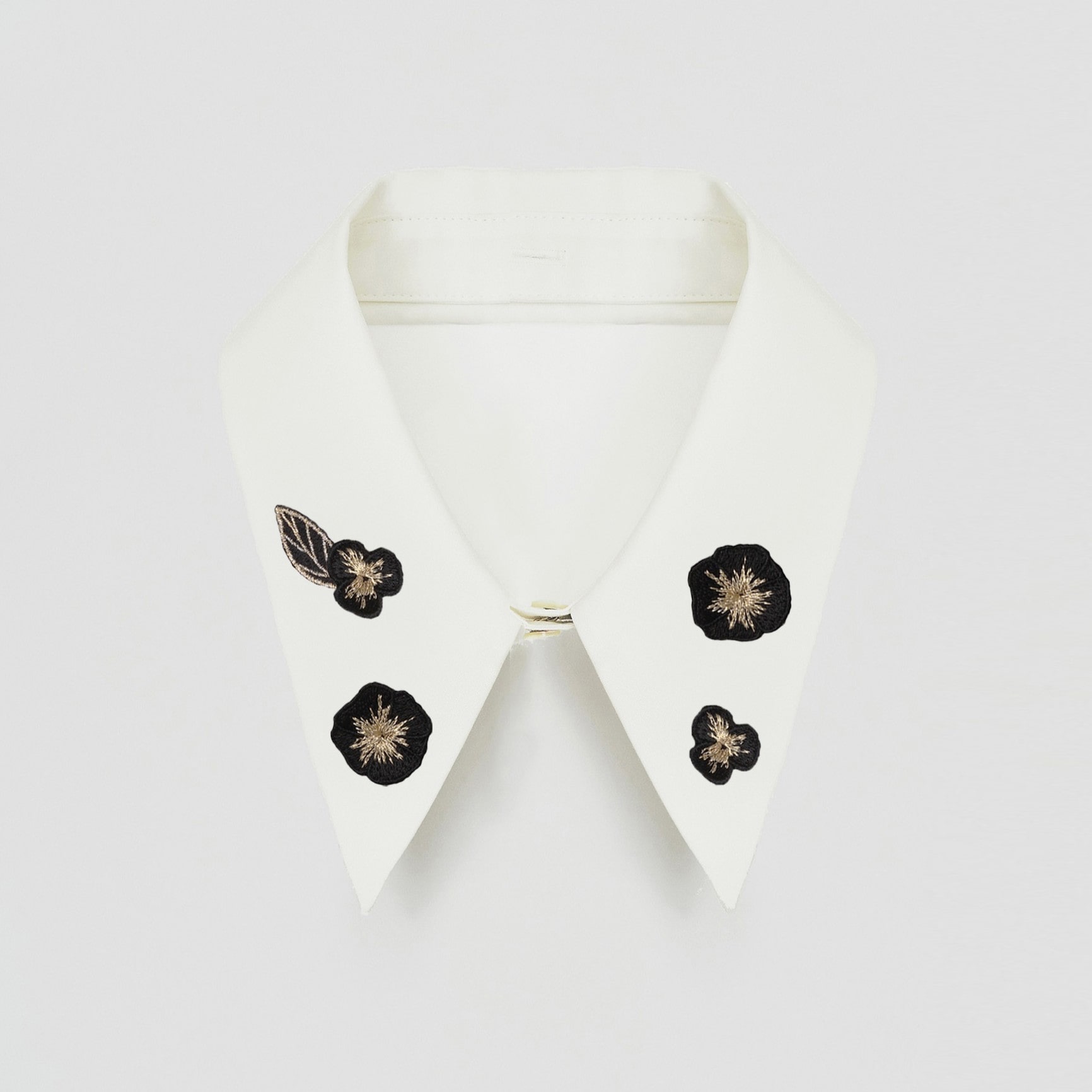 付衿Fioret_P（ホワイト/ブラック）BOX付　1個