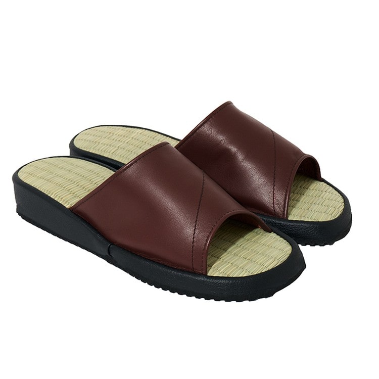 Liberato　畳サンダルスリッパ　ブラウン　S