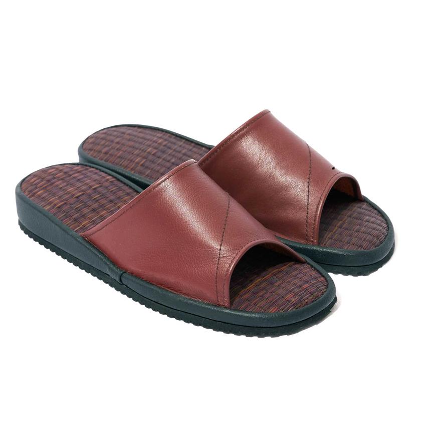 Liberato　畳サンダルスリッパ　ALLブラウン　L