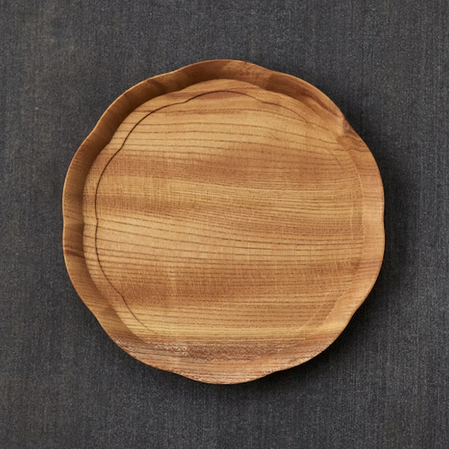 四十沢木材工芸 KITO 輪花盆　小