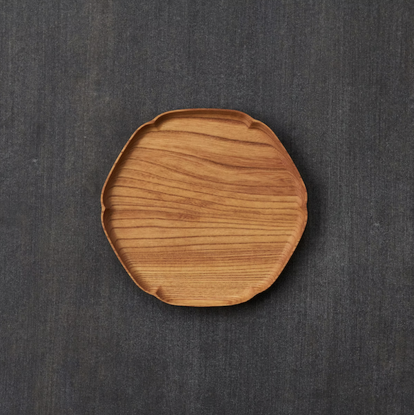 四十沢木材工芸 KITO 雪輪盆　小